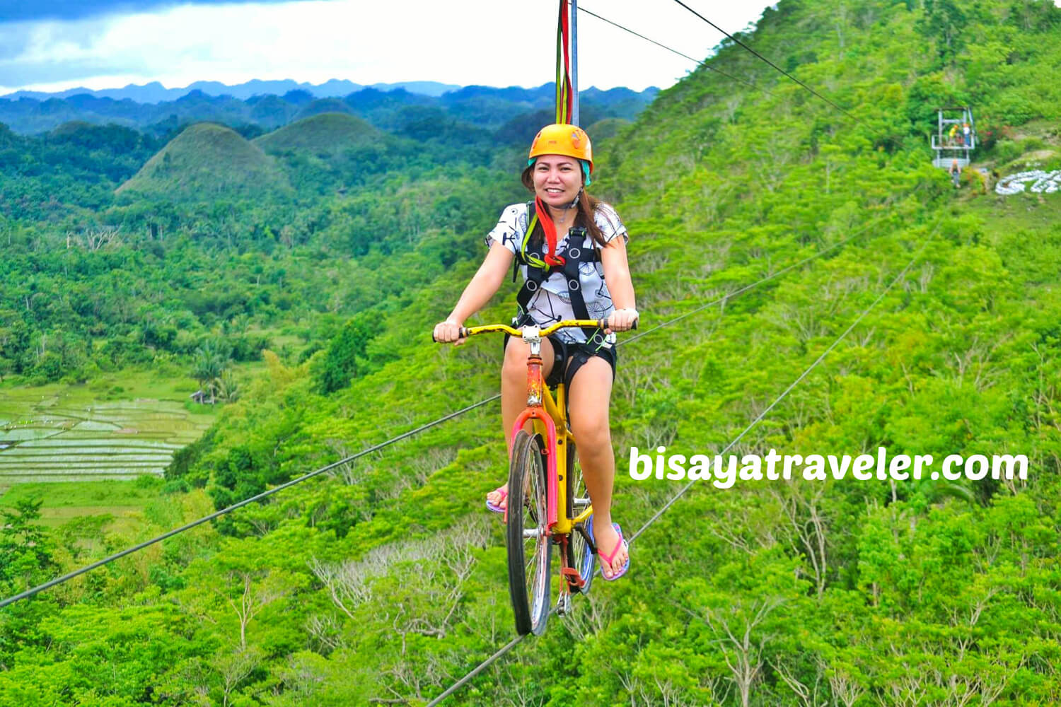 The Breathtaking Bike Zipline At The Chocolate Hills Adventure Park