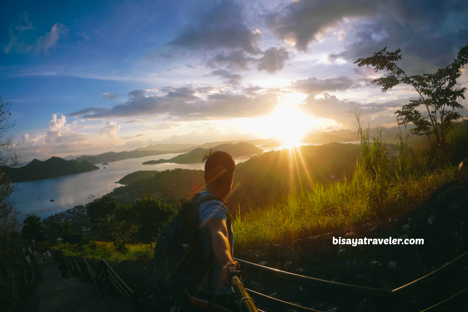 Mount Tapyas: Soaking Up The Dramatic Sunset In Coron.